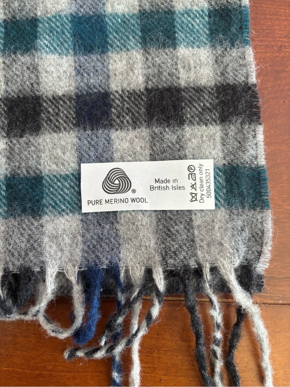 James Pringle Weavers Merino Wool Scarf Tartan Plaid - Picture 5 of 7